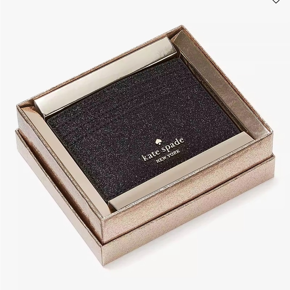 KATE SPADE Glimmer Small Slim Card Holder